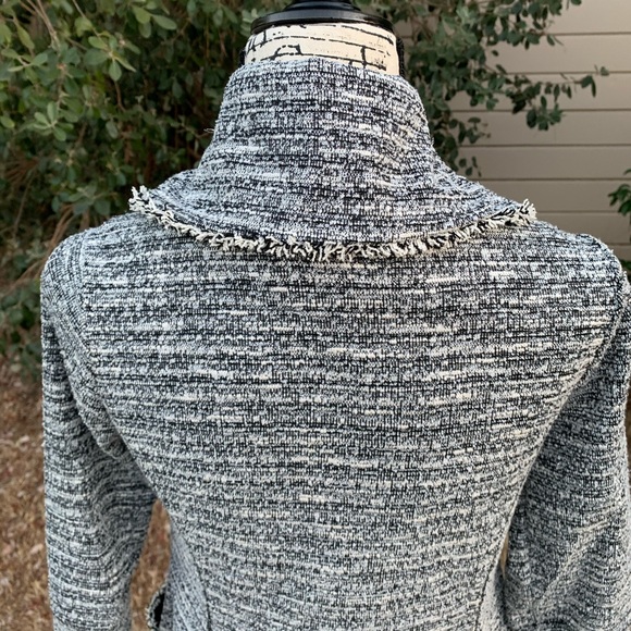 Robbie Bee Petite Black / White Cowl Neck Dress S - Picture 8 of 15